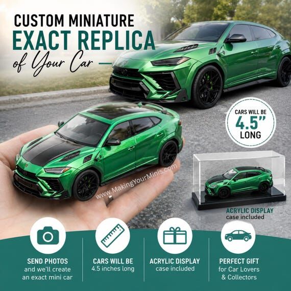 3D PRINT YOUR CAR - Custom Miniature Replica ...