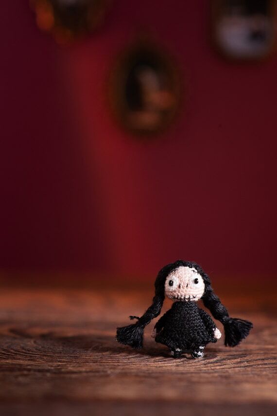 Micro Crochet Halloween Doll – Handmade Cot...