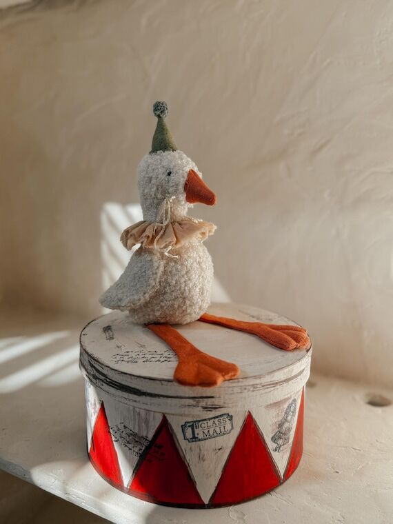 Fluffy Goose Stuffed Toy, Birthday Gift...