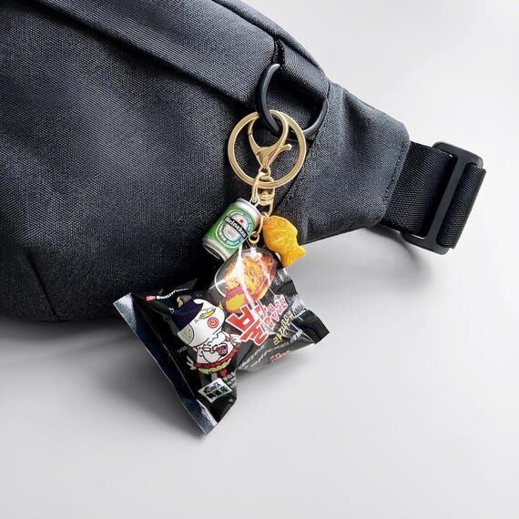 Korean Instant Noodle Keychain | Mini Noodle ...