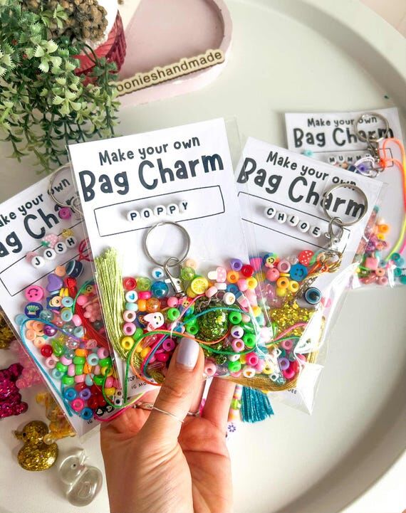 Make Your Own Bag Charm Kit, DIY Bag Charm, D...