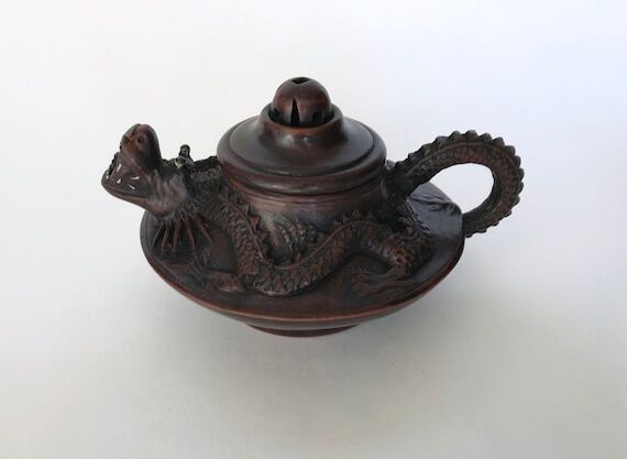 Vintage Yixing Zisha Clay Teapot: Handcrafted...