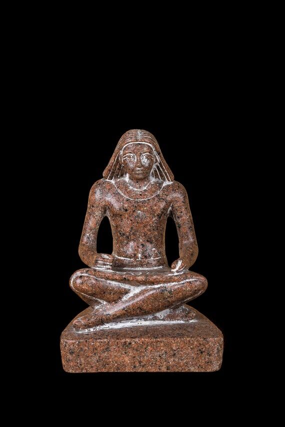 Pharaoh Nikare Scribe Statue Ancient Egyptian...