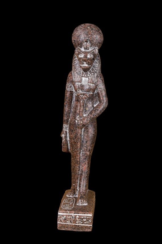 Sekhmet Statue Ancient Egyptian Warrior Lione...