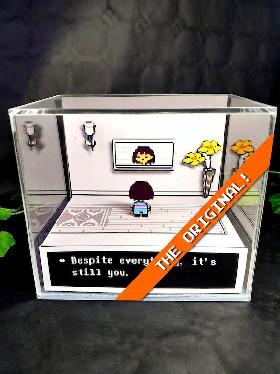 Undertale Despite Everything Cube Diorama - 3...