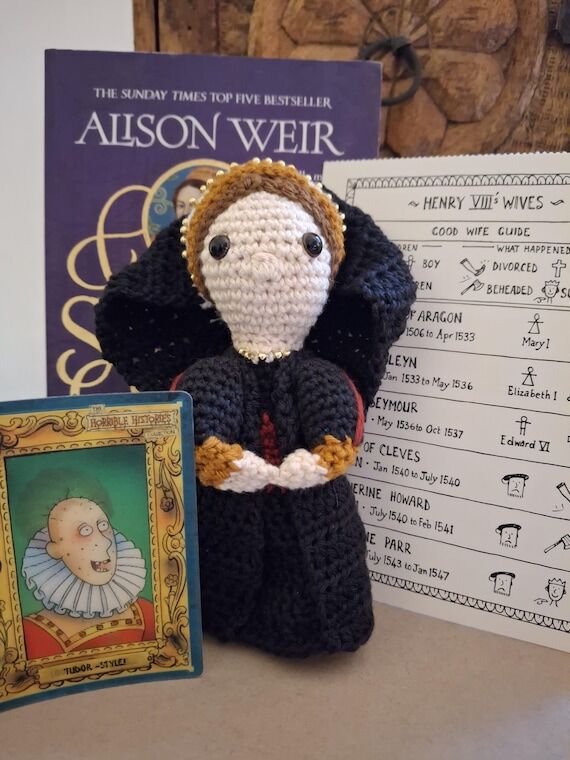 Catherine Howard Crochet Doll: Henry VIII's F...