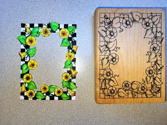 Vintage Art Rubber Stamp - Peddler's Pack Mor...