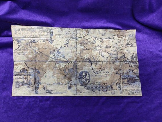 Mapa Mundi 2, Old world map 2, aged map, old ...