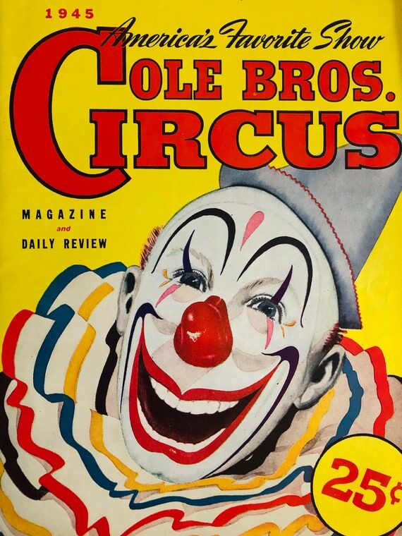 AMERICA'S FAVORITE SHOW Cole Bros. Circus Mag...