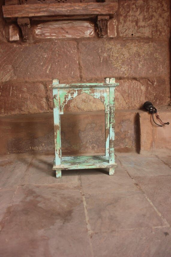 Handmade Wooden Arch Shelf: Rustic Shabby Chi...