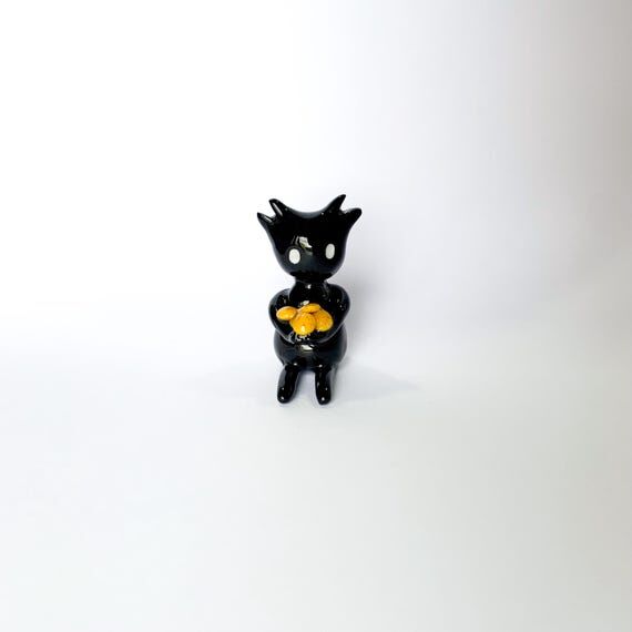 Prosperity Figurine: Handmade Polymer Clay Ar...