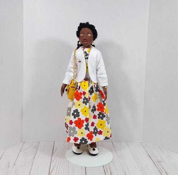 Soft Sculpture 20" Cloth Art Doll - Ivy...