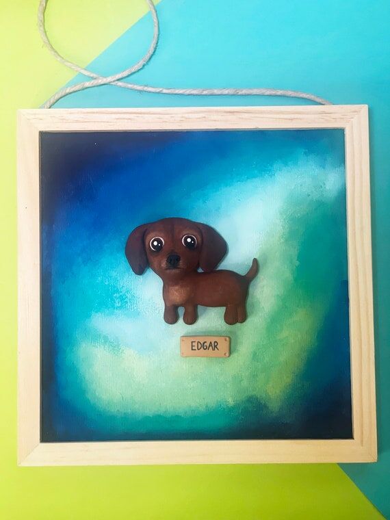 Personalized dog portrait, Dog 3d portrait, H...