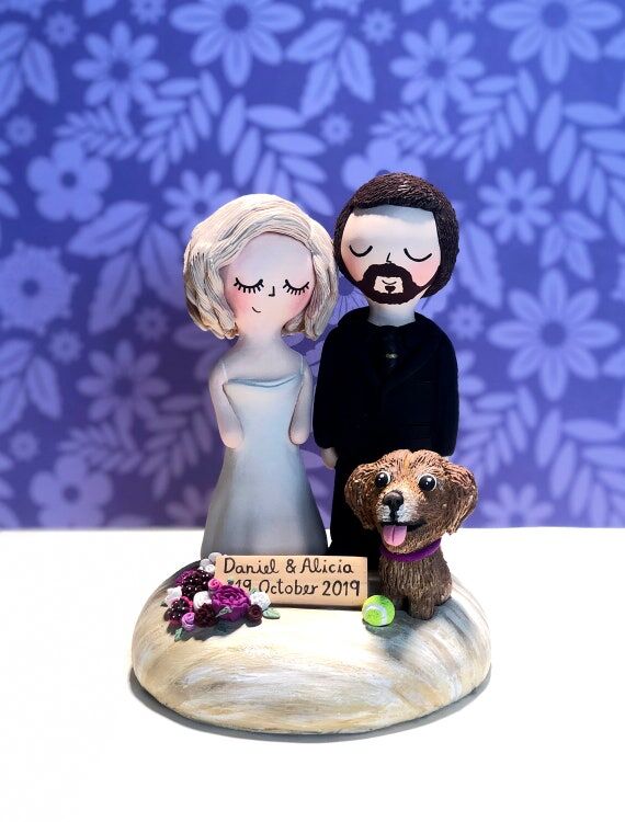 Custom Handmade Wedding Cake Topper/Sculpture...