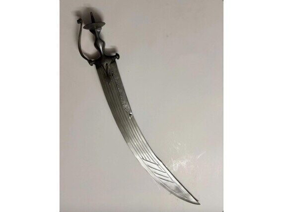 Sword Tulwar Talwar Tegha Broad Blade Damascu...
