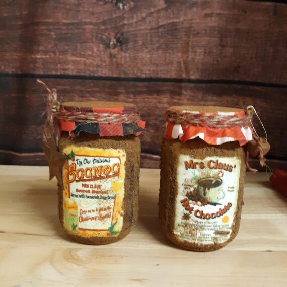 Primitive Grubby Farmhouse Pantry Kitchen Chr...