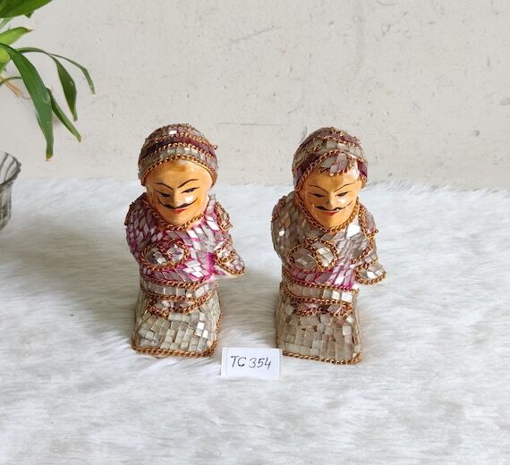 Antique Handmade & Painted Mosaic Work Air In...
