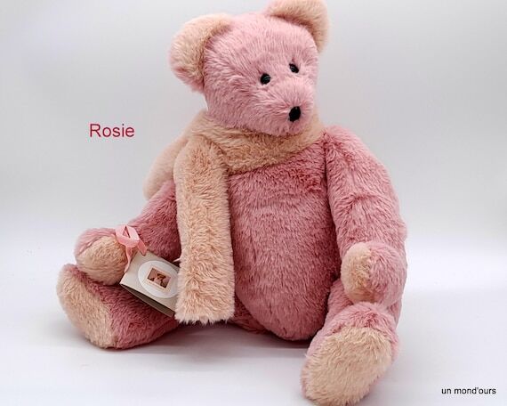 Pink plush toy, teddy bear, a world of bears,...
