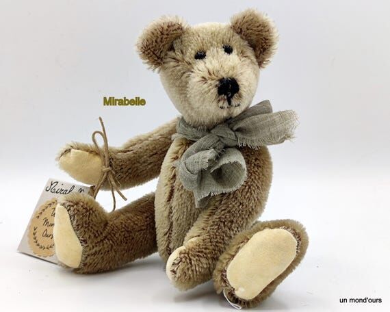 Small collectible bear, handmade bear, artist...