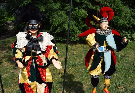 ARLECEHINO and JOLLY-Court Jesters to Captain...