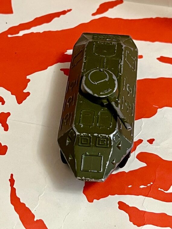 Vintage Soviet Military Armored Vehicle Toy U...