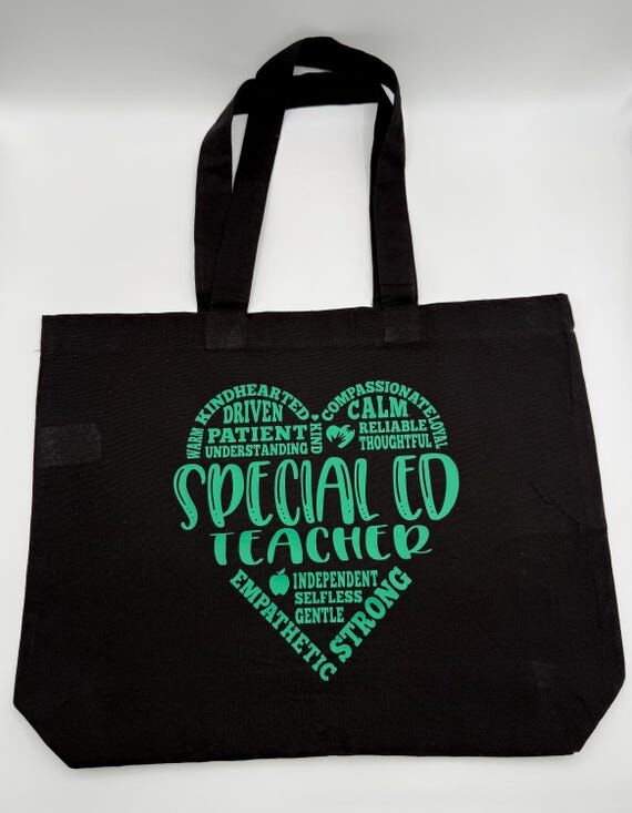 Special Ed Teacher Tote Bag Gift, Teachers Pl...