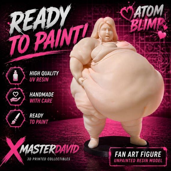 Atom Blimp Resin Figure - Fan Art Collectible...