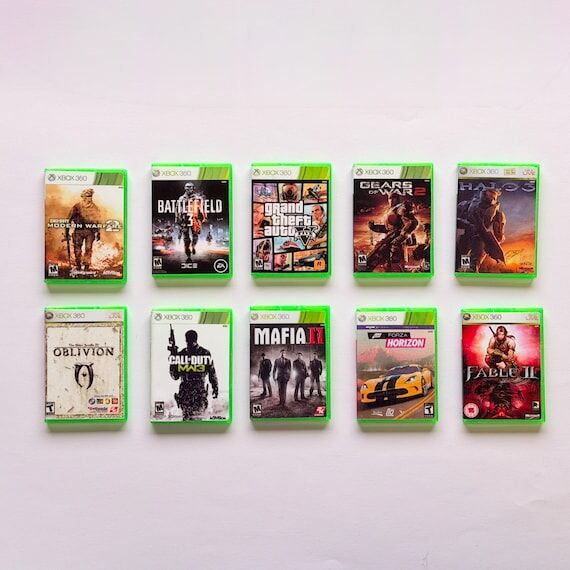 Xbox 360 Mini Game Case Magnet Personalized ...