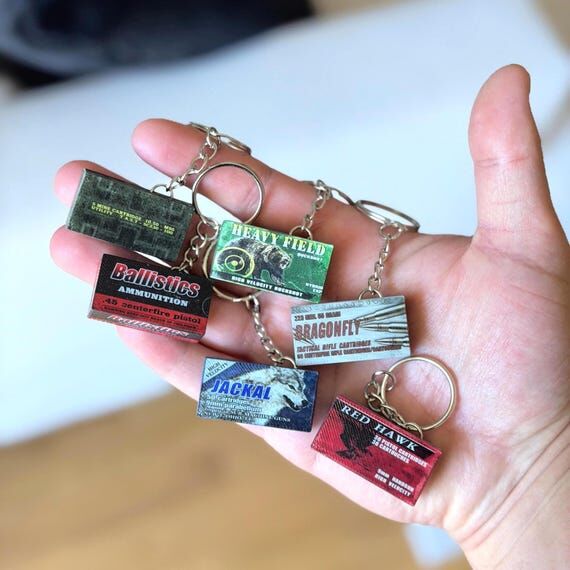 Resident Evil 4 Ammo Box Keychain or Miniatur...