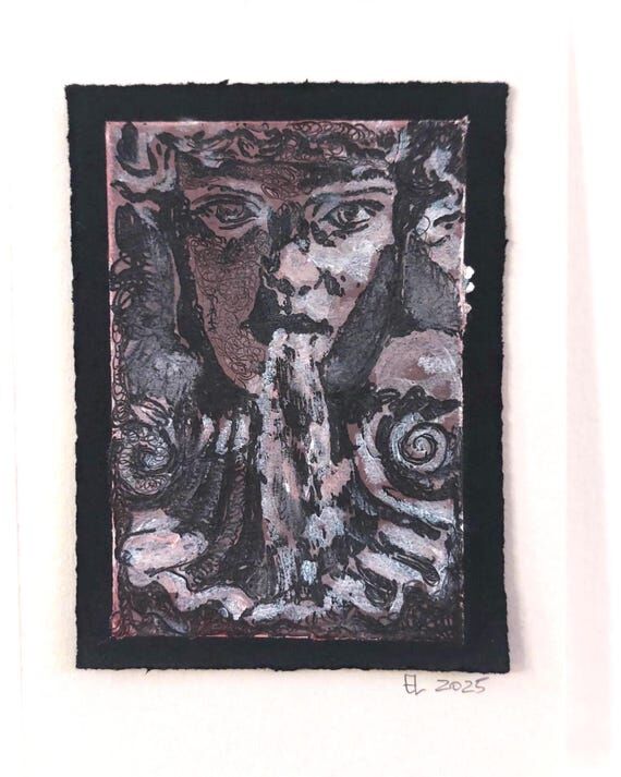 Sgraffito Pastel Drawing – Classical Founta...