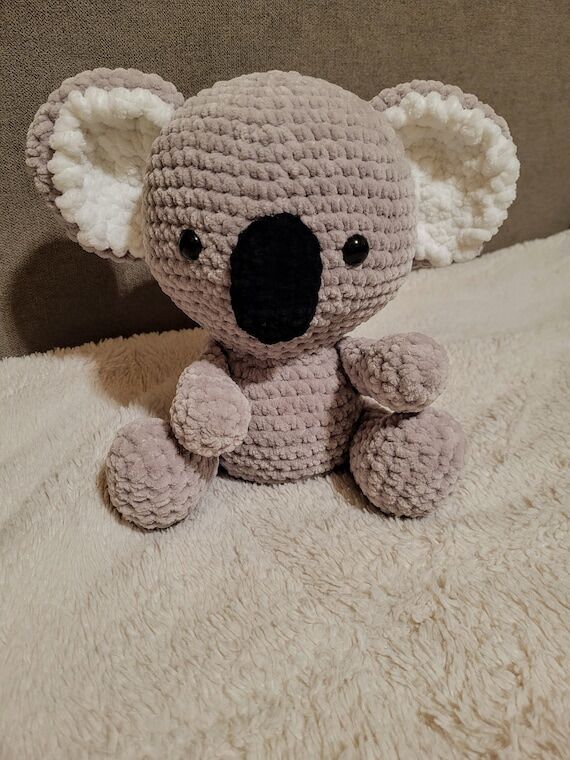 Handmade Crochet Koala Plushie: Extra Soft Am...