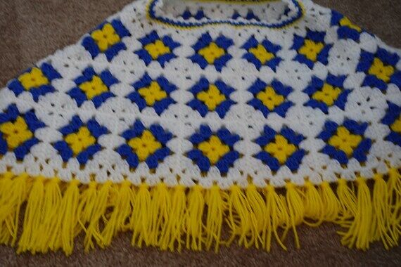 Crocheted Ladies / Children's Poncho...