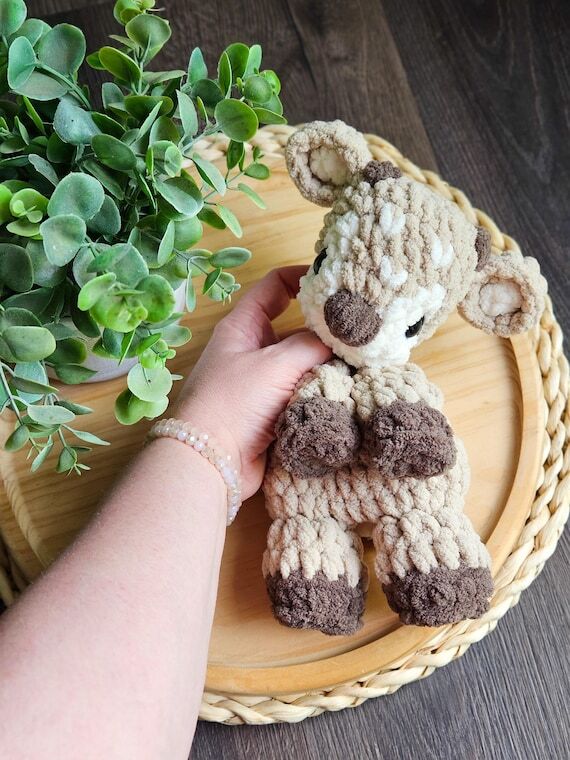 Crochet Baby Fawn | Handmade Deer Mini Lovey ...