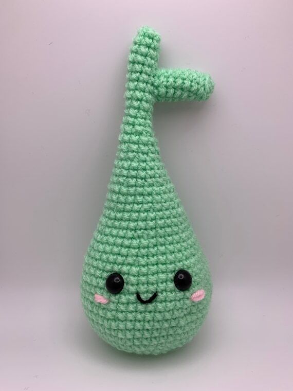 Crocheted Gallbladder Plushie: Handmade Organ...