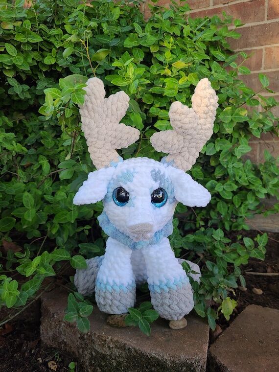 Handmade Crochet Caribou...