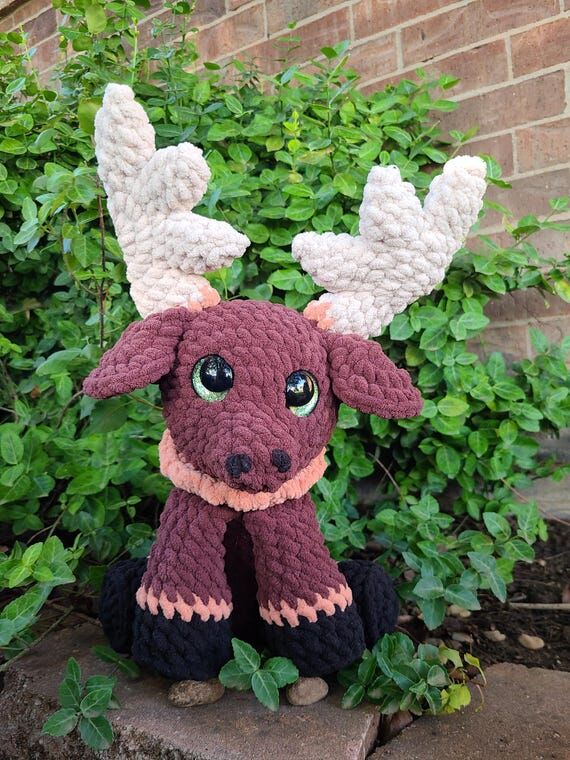 Handmade Crochet Moose...