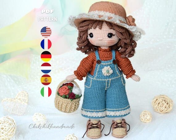 Little Cathy Crochet Doll Pattern, Amigurumi ...