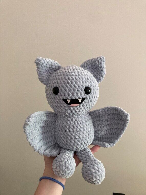 Handmade crochet bat...