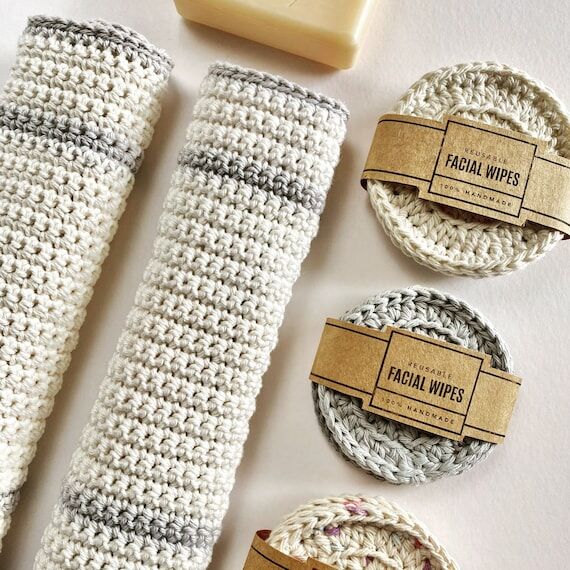 Sustainable, eco-friendly face scrubbies...