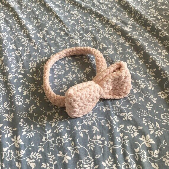 Handmade Crochet Bow Choker | Coquette Neck A...
