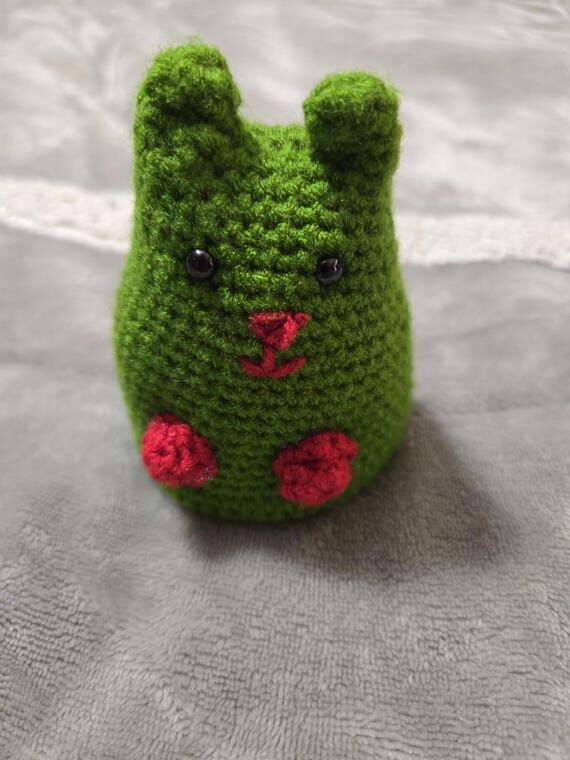 Handmade Crocheted Little Dumpling Cat...