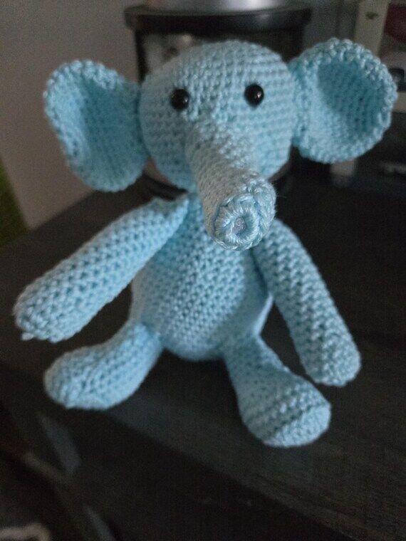 Handmade Crocheted Elephant...