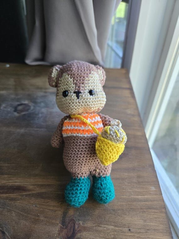 Handmade Crocheted Squirrel...