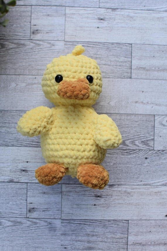 Crochet Duck Plush | Handmade Amigurumi Stuff...