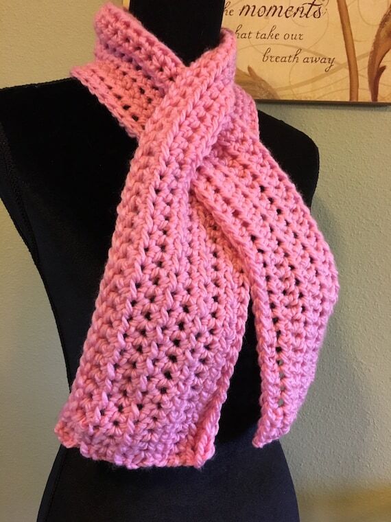 Pink Ribbon Breast Cancer Awareness Keyhole S...