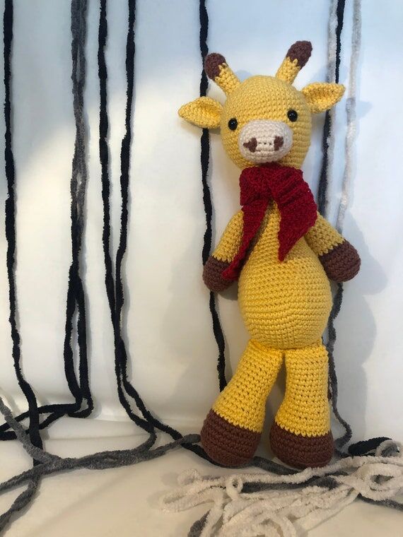 Crochet handmade Baby Giraffe Amigurumi...