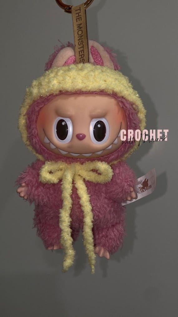 Crochet Labubu Bonnet | READY TO SHIP | fits ...