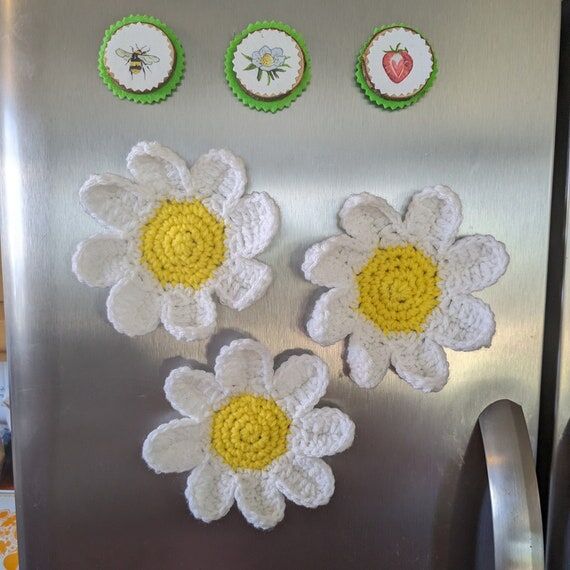 Daisy Flower Magnet...