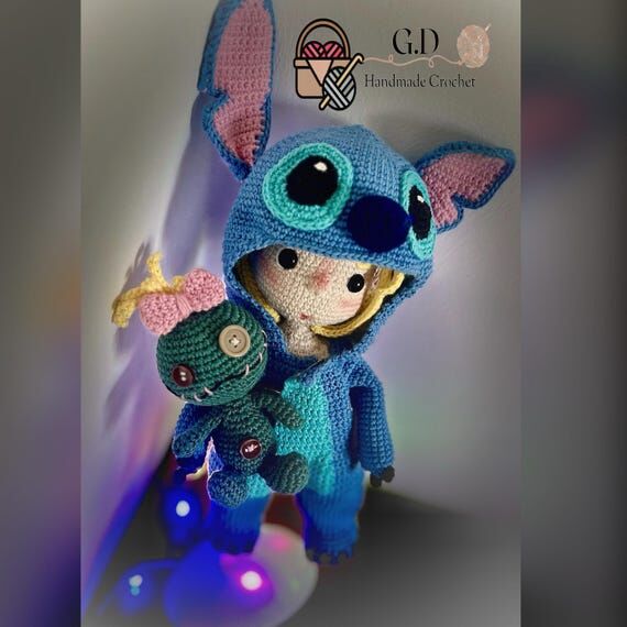 Doll Amigurumi Crochet Handmade Stitch...