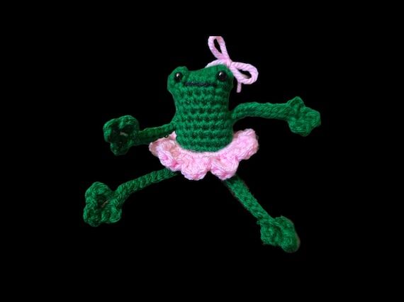 Crochet Ballerina Frog | Amphibian Amigurumi ...